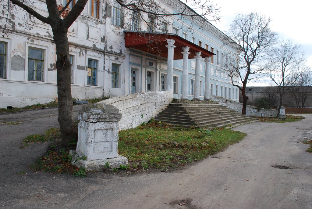 Гусь Железный. Крыльцо усадебного дома Баташевых.