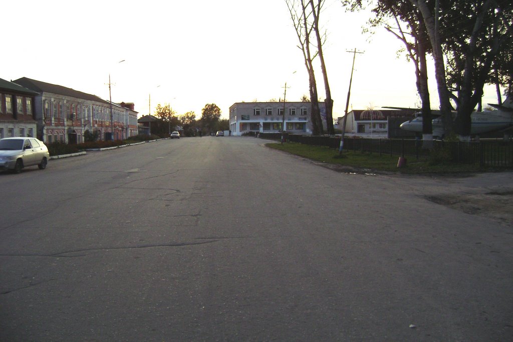 закат в центре
