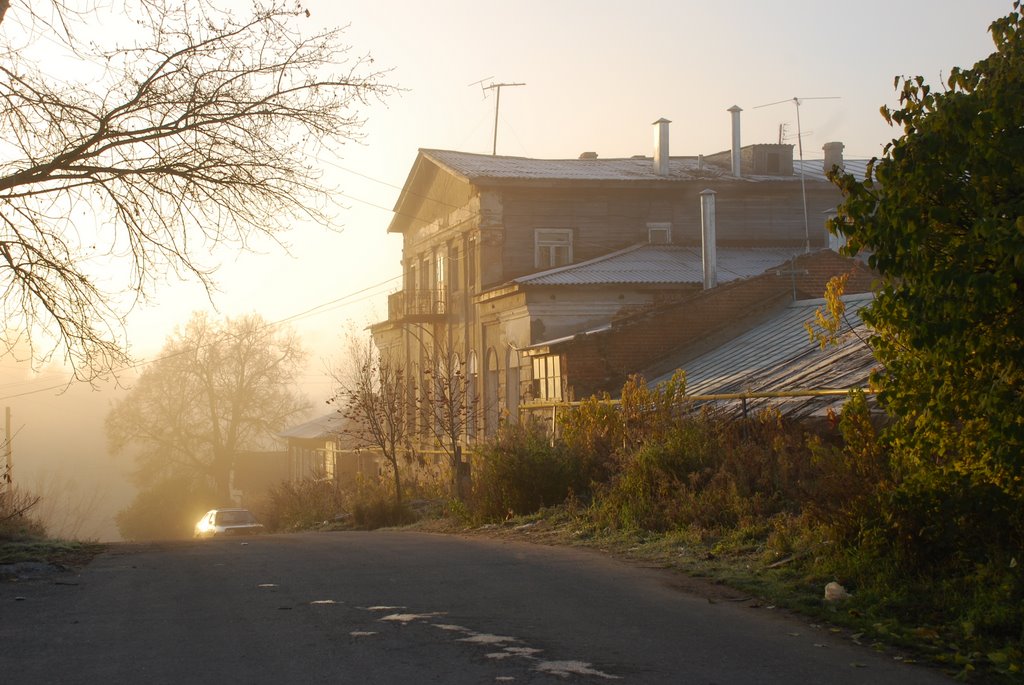 Касимов. Туман.