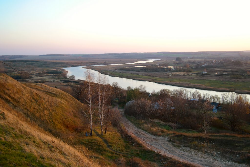 п.Пронск. Вечер (октябрь 2010 г.)