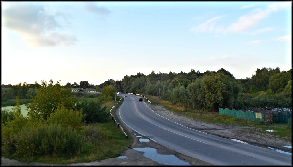 На въезде в Рыбное