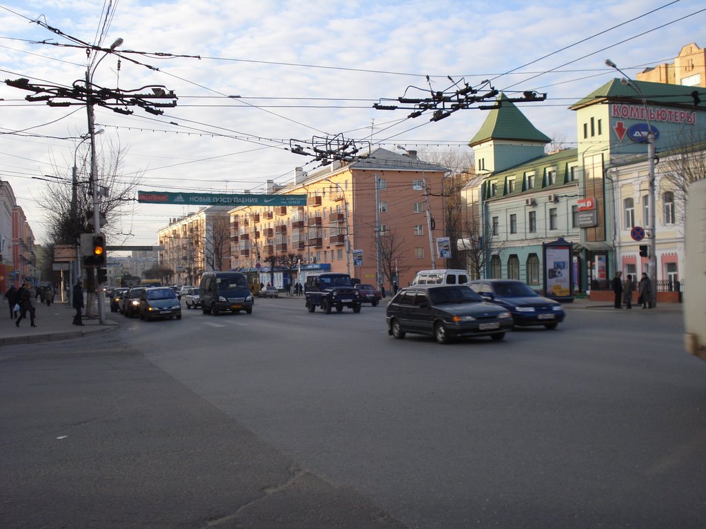 перекресток ул.Дзержинской и Первомайского просп.