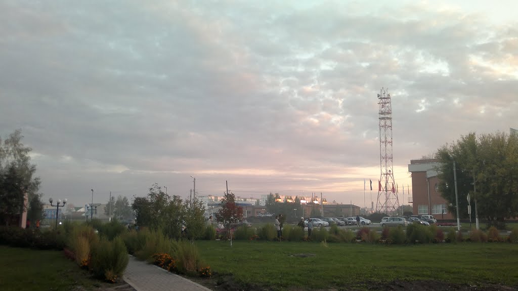 Микрорайон, возле магазина "Мир Книги"
