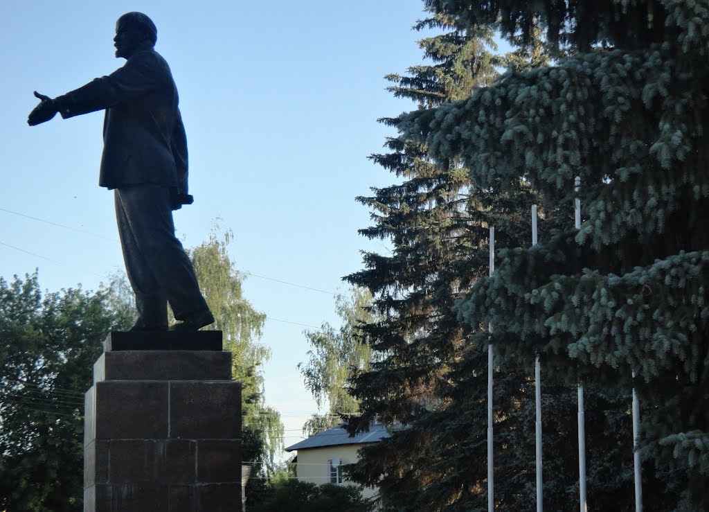 Ленин сбоку