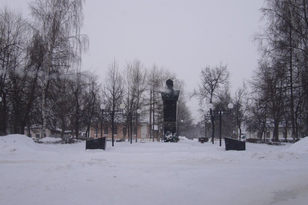 Скопин. Памятник Бирюзову.