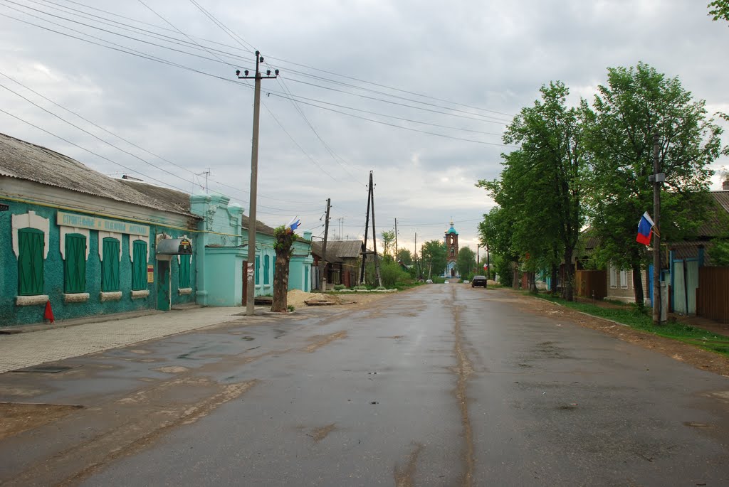 Скопин. Улочка, ведущая к церкви