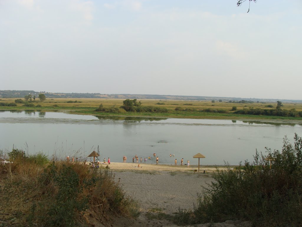 пляж в Спасске