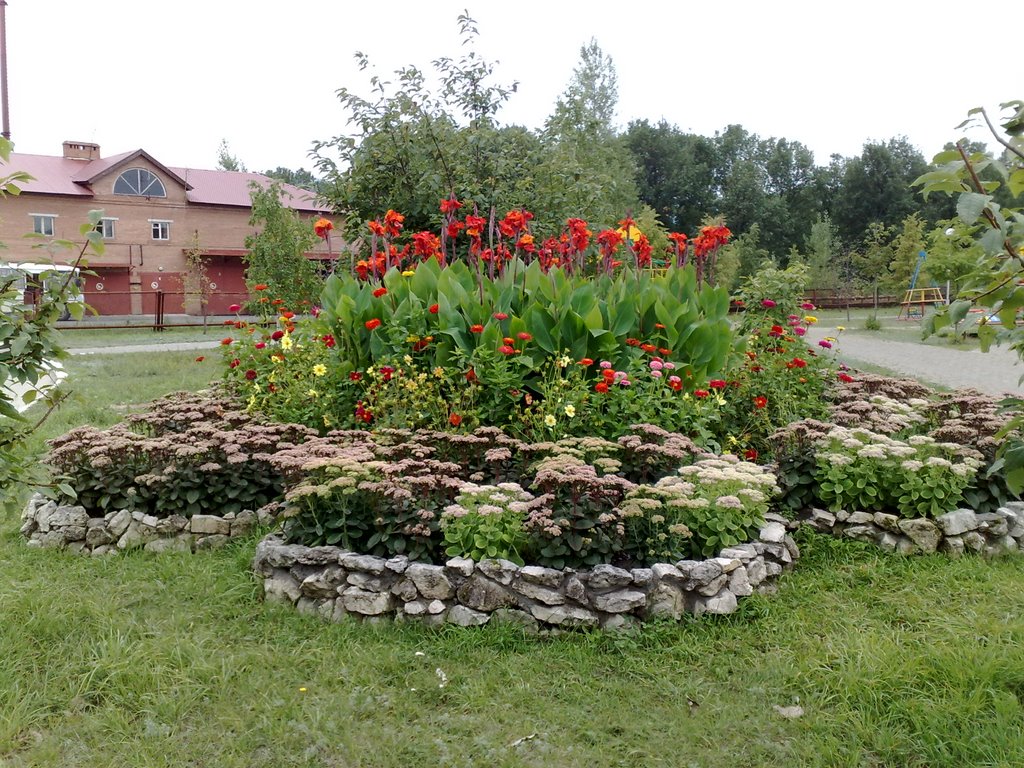 Клумба на б/о Стрежень