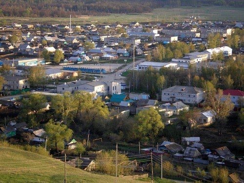 Вид на Исаклы с горы