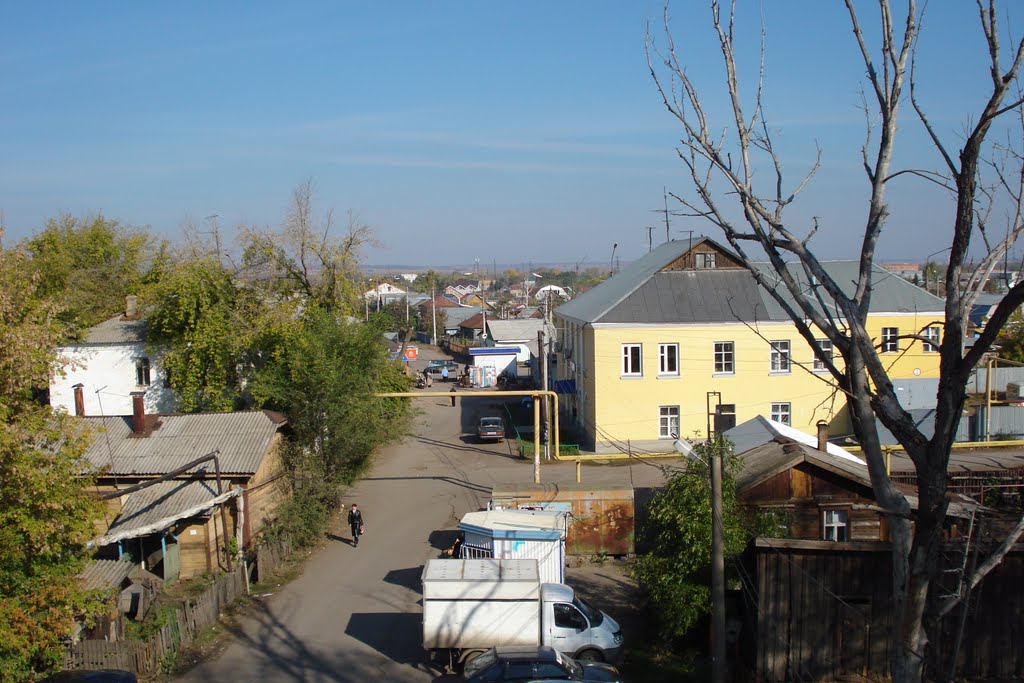 Вид с ж/д моста на северную сторону