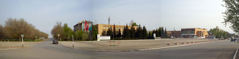 Самарская область. Нефтегорск. площадь Ленина