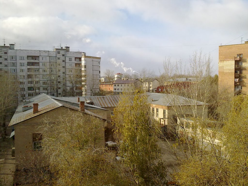 Вид на швейную фабрику