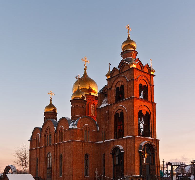 В лучах заката