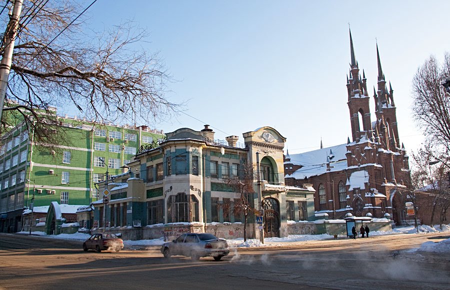 Дом Курлиной, костел, центральный телеграф