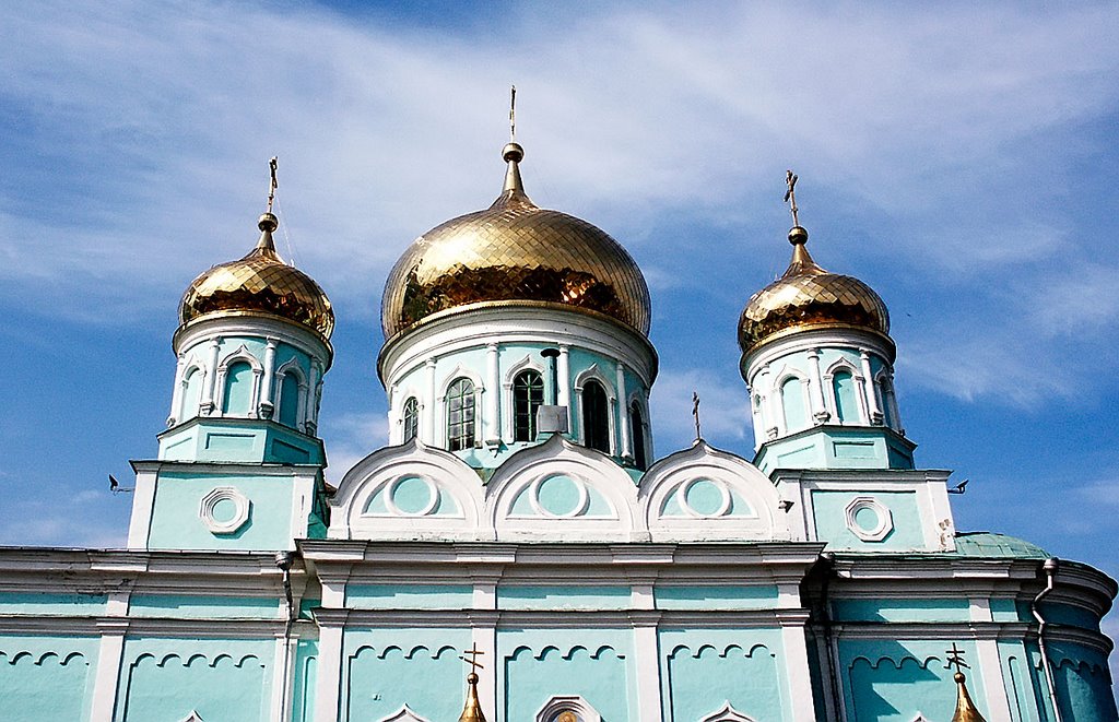 Купола собора в Сызрани