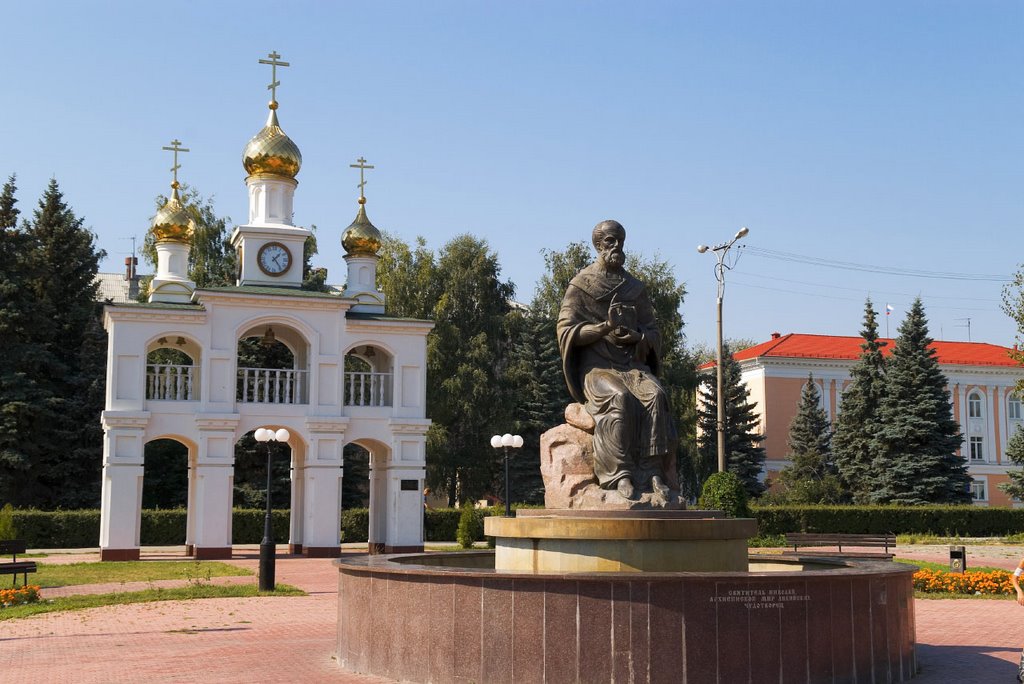 Центральная площадь в Центральном районе Тольятти