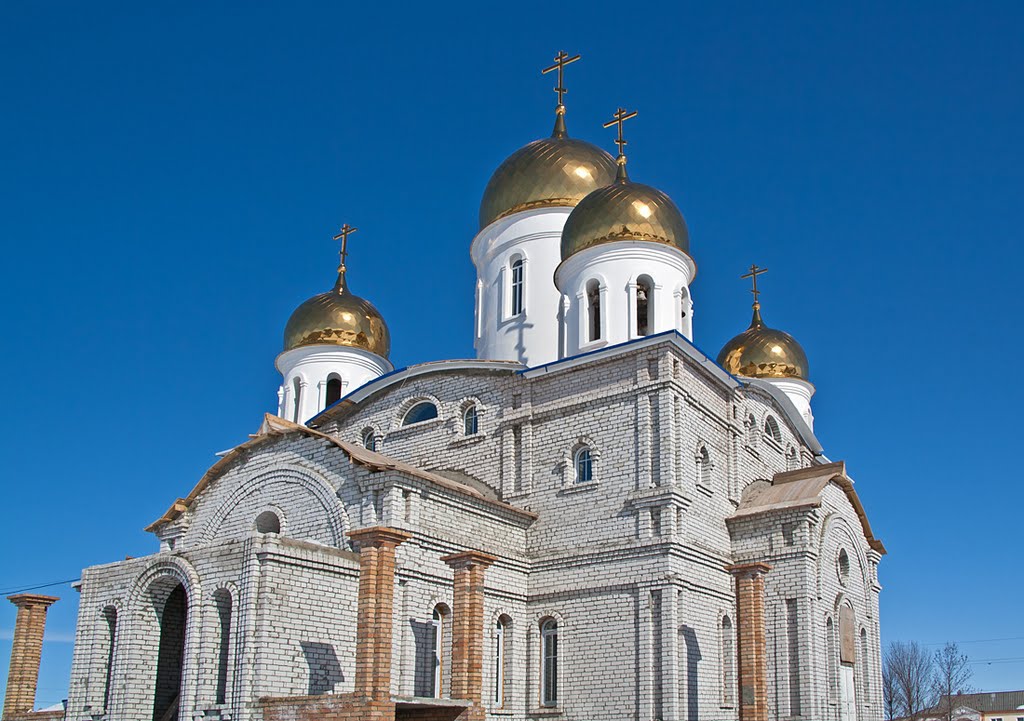 Строительство храма в Хворостянке