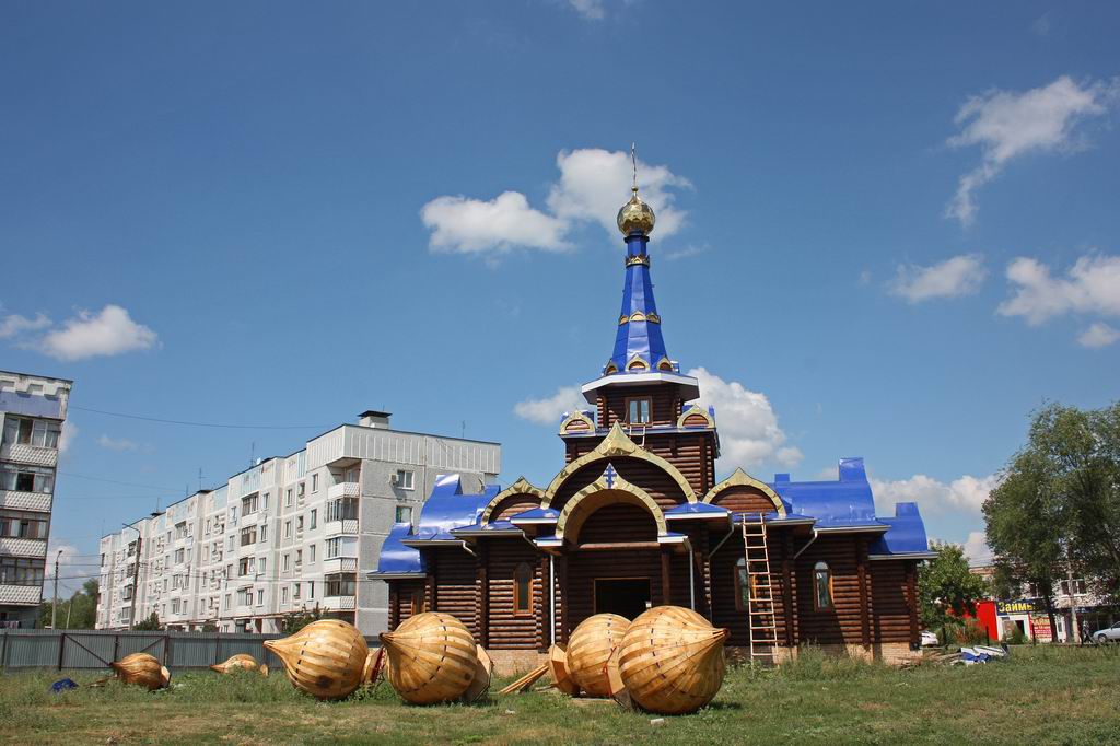 Чапаевск-строящийся казанский храм
