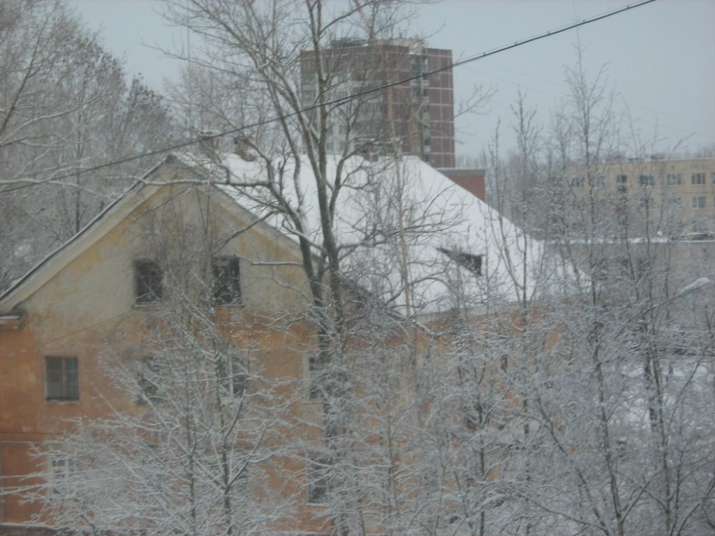 вид из окна Гатчинская 18а