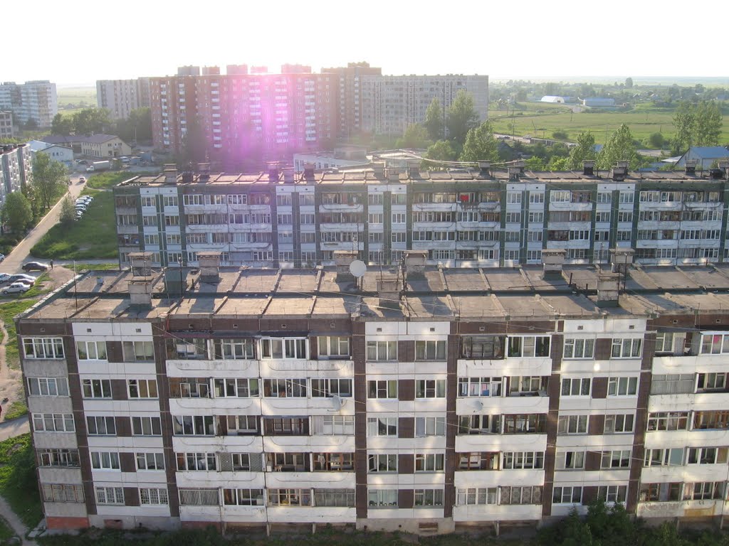 View from roof Bumazhnikov 7