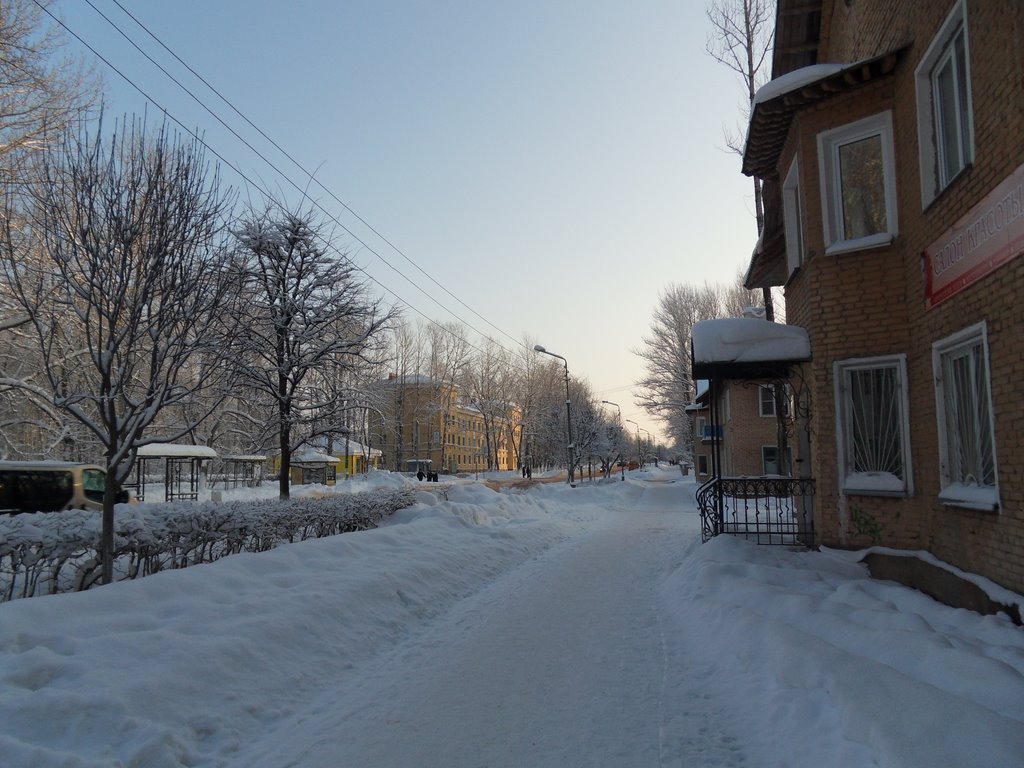 Pikalevo. Sovetskaya str.