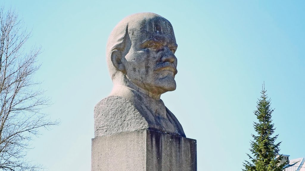 Голова вождя.Der Kopf des Führers der russischen Kommunisten