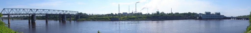 Kind on the right coast of the river Volkhov