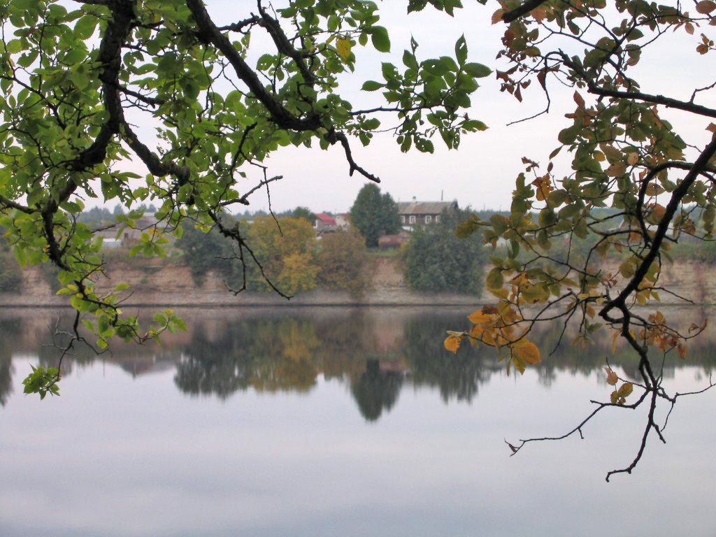 Volkhov River in Volkhov, Russia