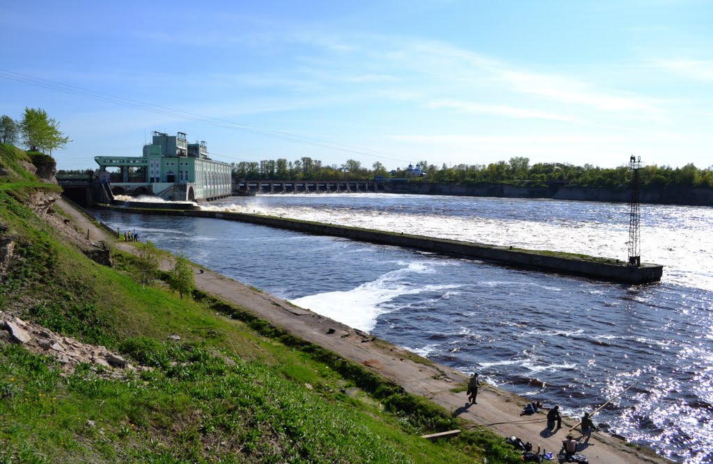 Волховская гидроэлектростанция.