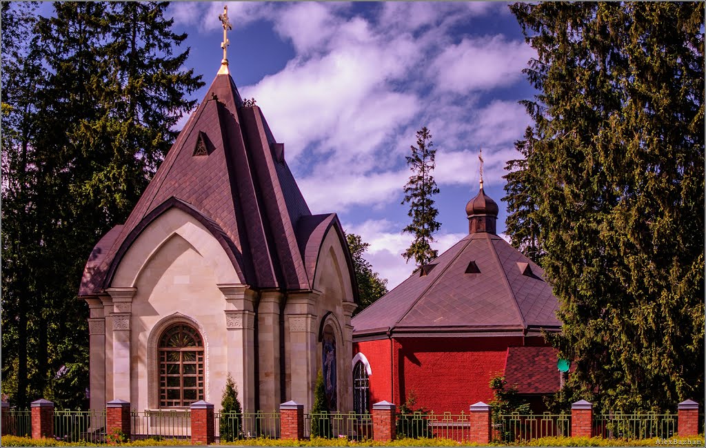 Orthodox Temple at the  Road of Life / Храм Спаса Нерукотворного Образа на Дороге Жизни с новой крестильней
