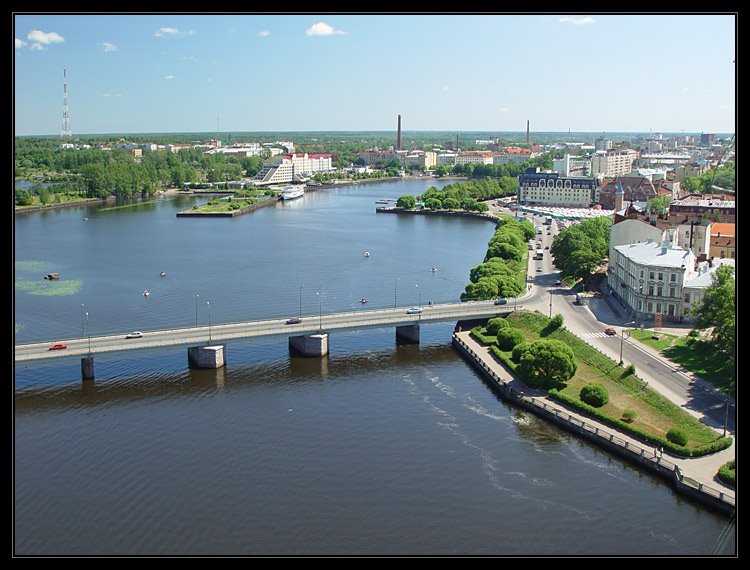 Vyborg: panoramic view