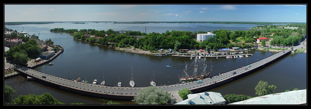 Vyborg: panoramic view