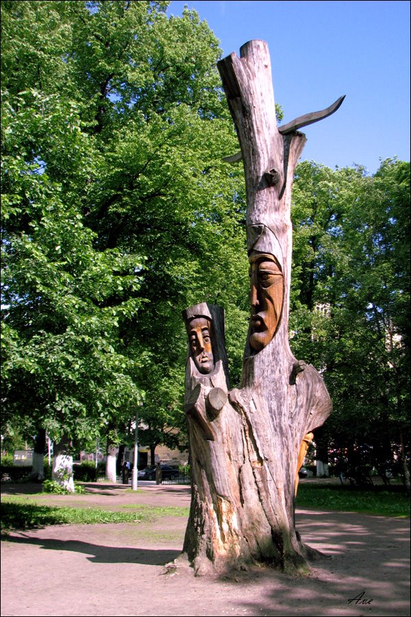 Vyborg. Three spirits.