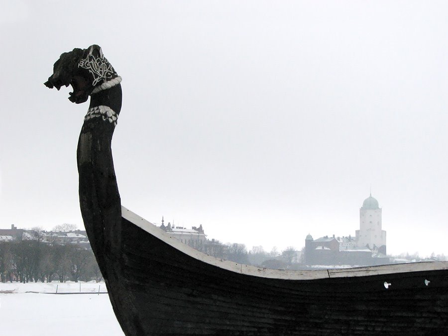 Vyborg. Nature norse - self-possessed.