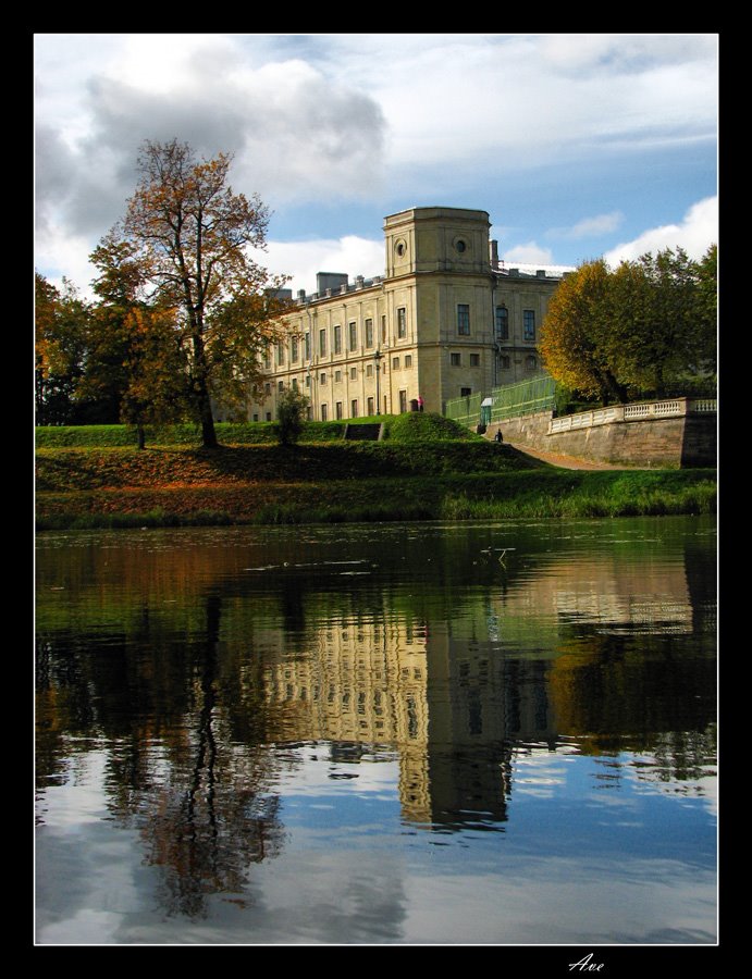 Gatchina. A palace.