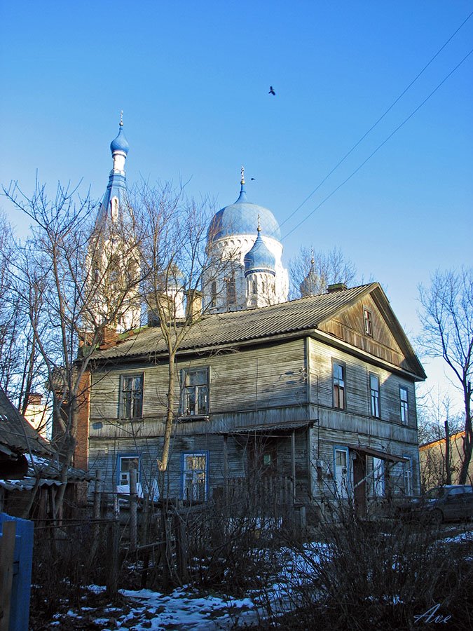 Gatchina. Pokrova Presvjatoj Bogoroditsys church.