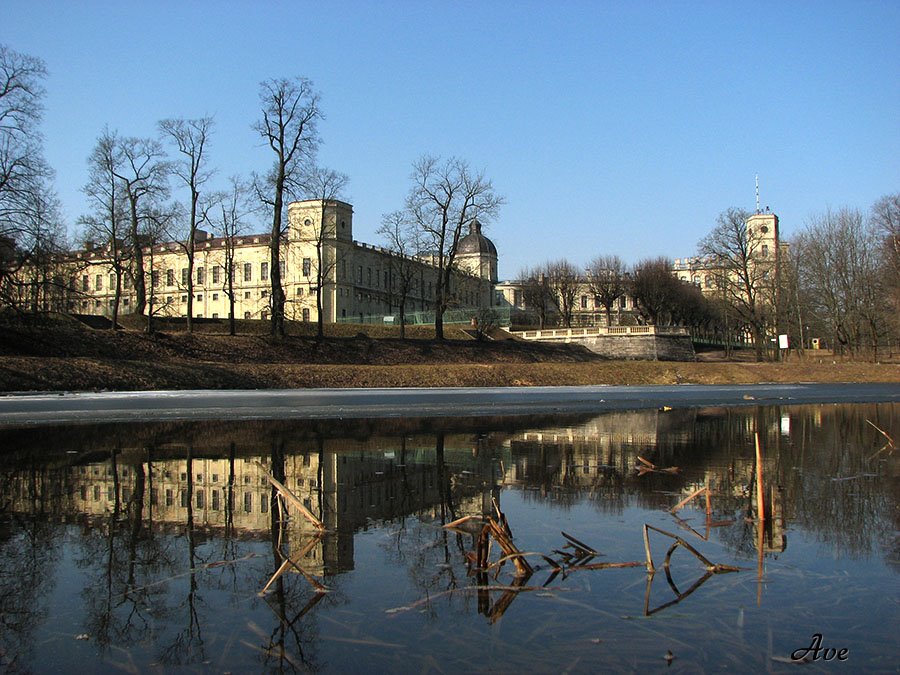 Gatchina. A palace.