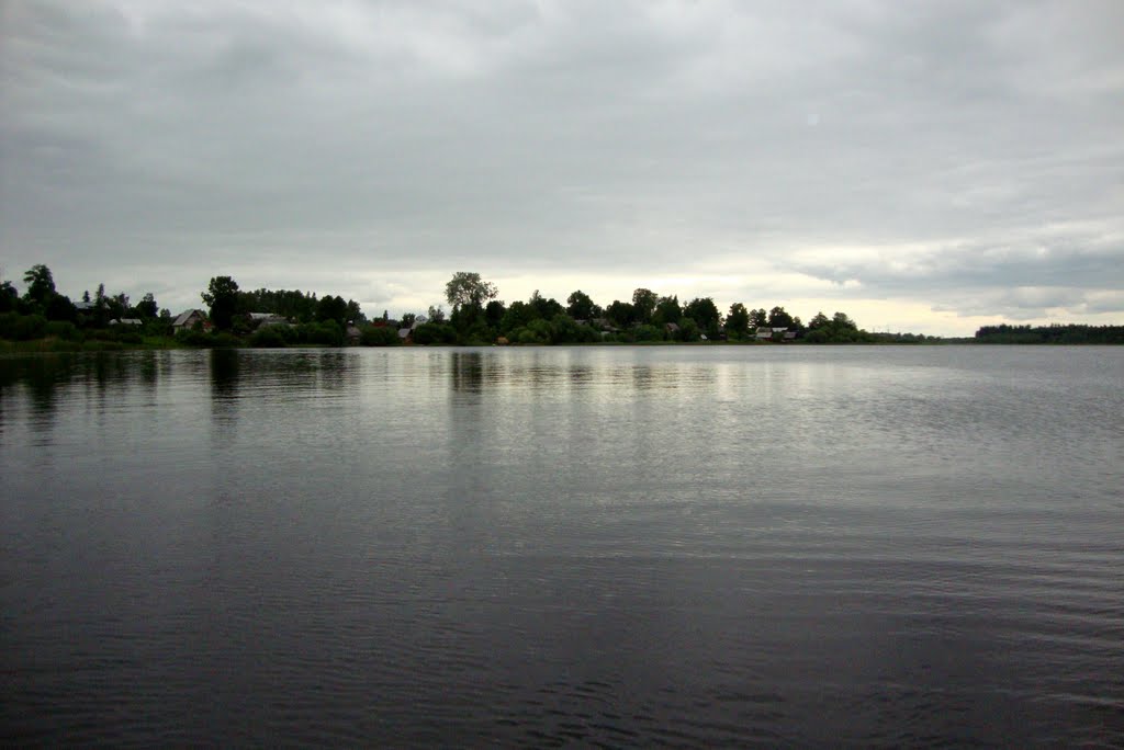 Orlinskoe lake near the village Orlino