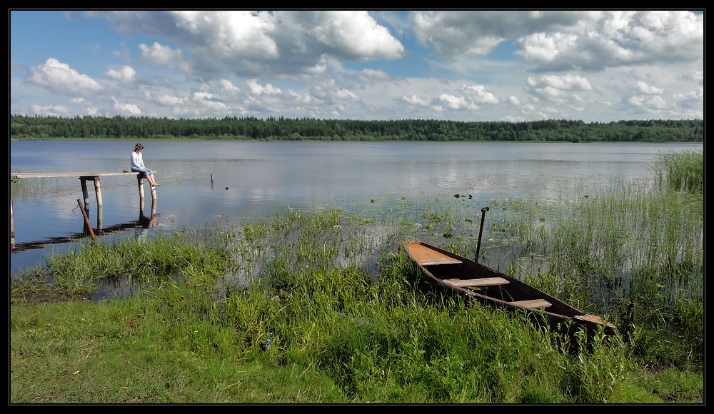 Орлино. Пристань. Июль 2011