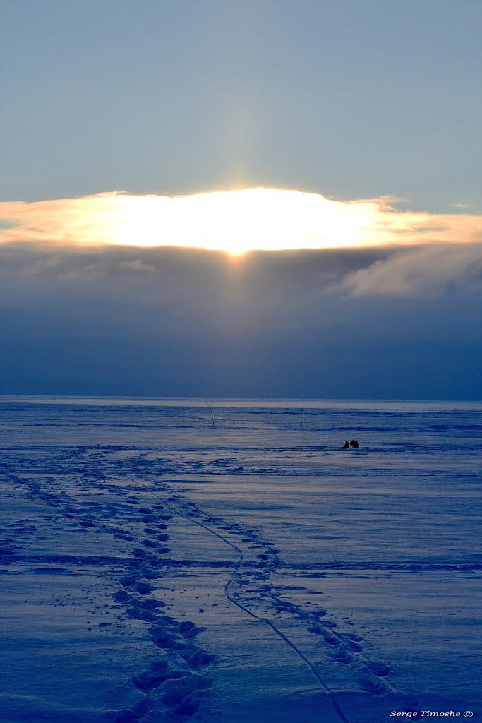 ЗЕЛЕНОГОРСК. Зимний залив. /Zelenogorsk. Winter Bay.