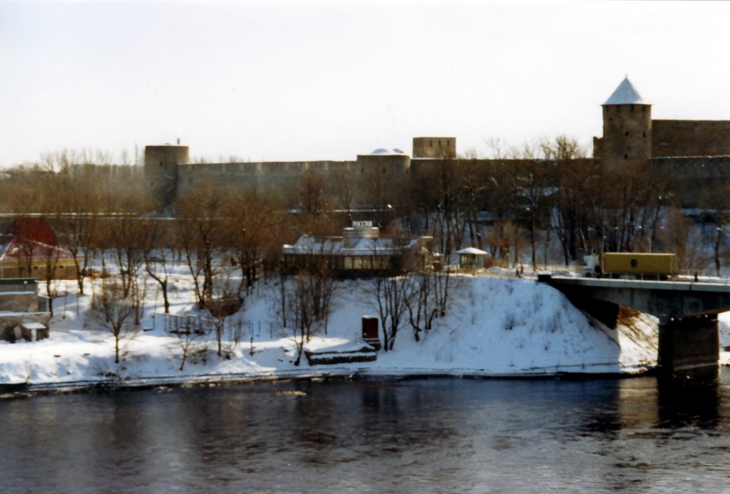 Ivangorod Russiab Border Bridge