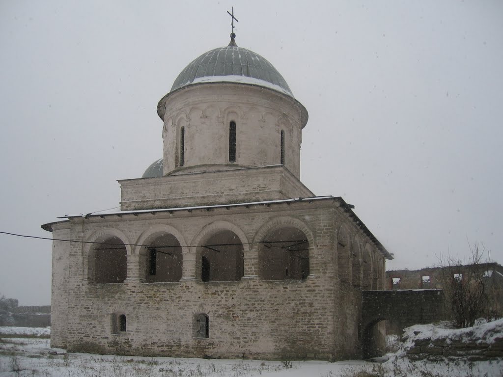Ivangorod, the church of the Virgins Dormition (1558)