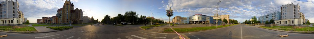 Перекрёсток ул. Нефтехимиков и пр. Ленина. SHURENS.