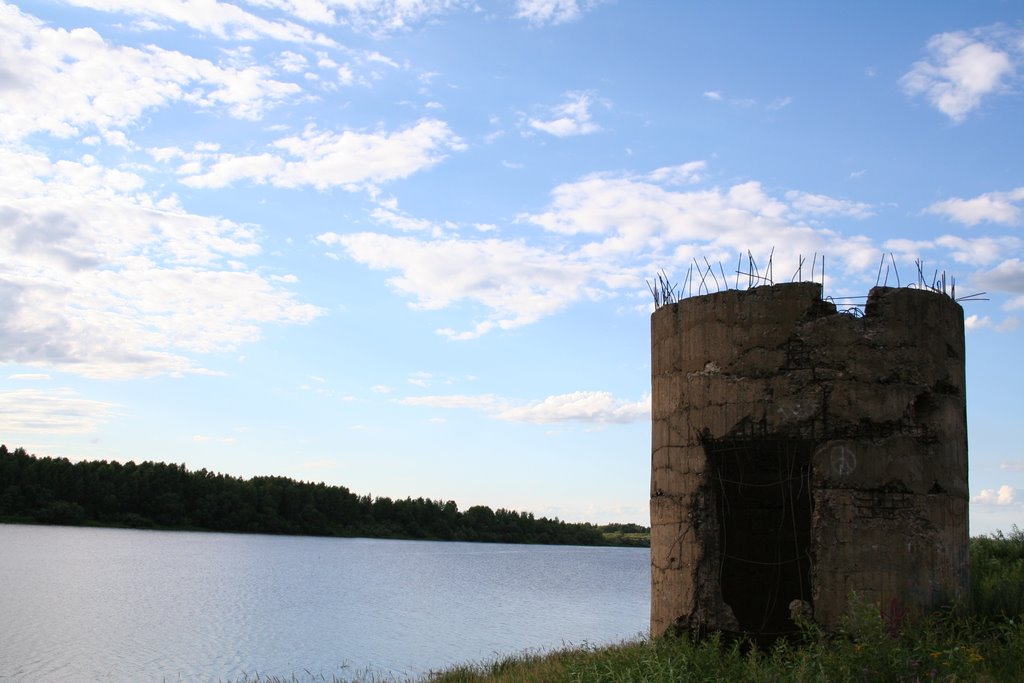 город Кириши, река Волхов---Kirishi, river Volhov
