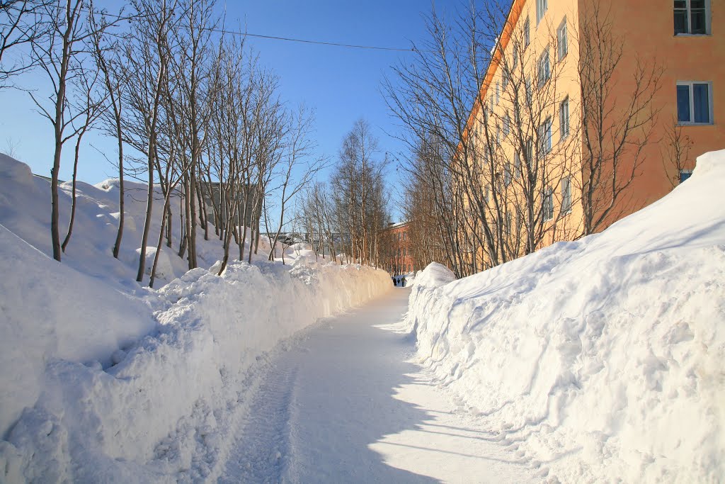 Улицы Кировска.