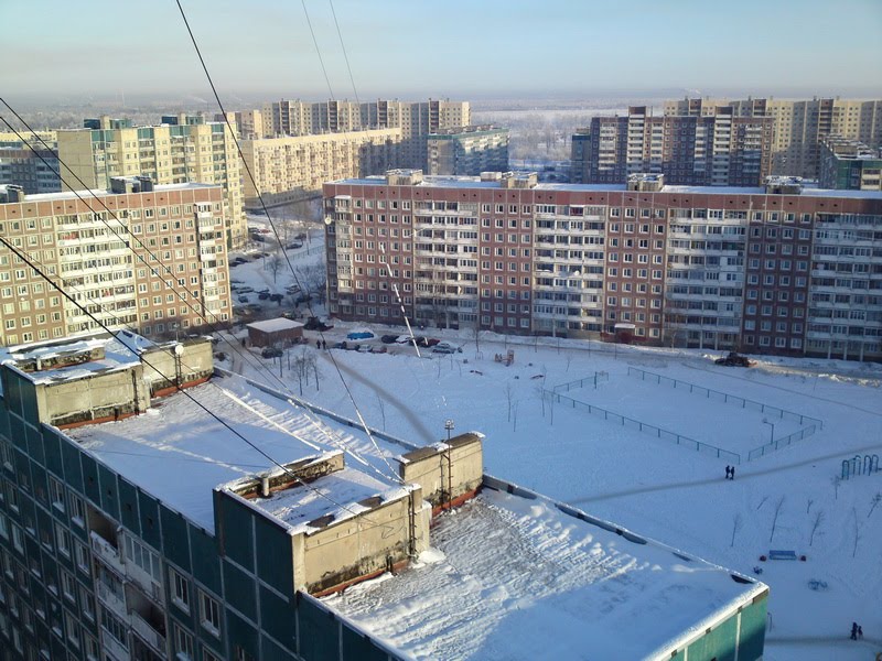 Двор (зимой)