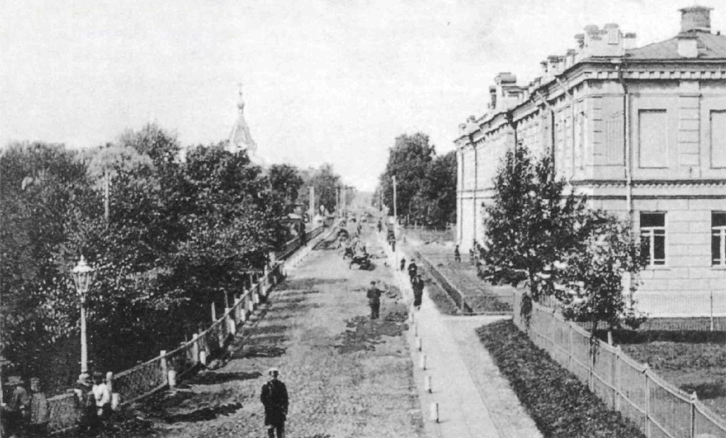 Царскосельский проспект и больница. 1913 г.