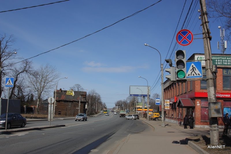 Выборгское шоссе Парголово.