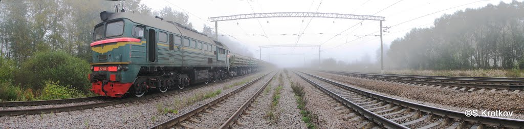Тепловоз М62-1492, ст. Парголово.