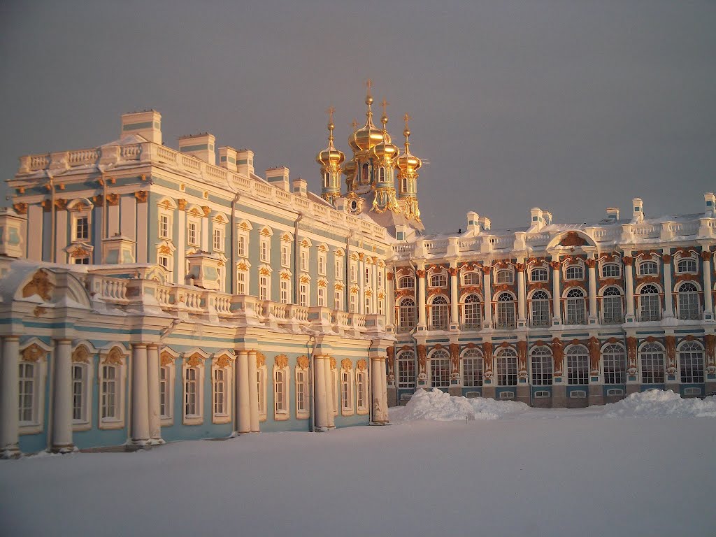 Tzarskoe selo. Catherines Palace.